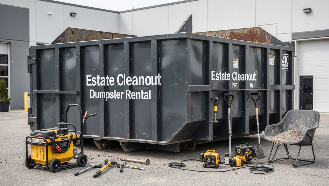 Estate Cleanout Dumpster Rental